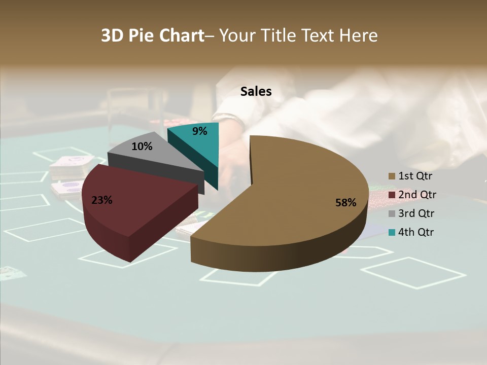 Hits Lounge Gamblers PowerPoint Template