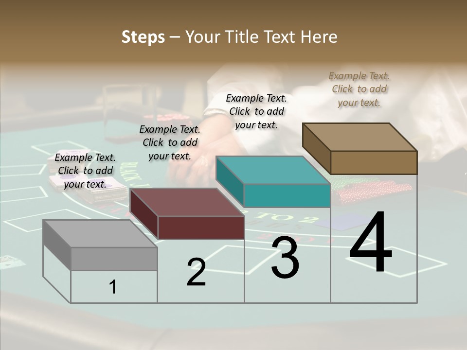 Hits Lounge Gamblers PowerPoint Template