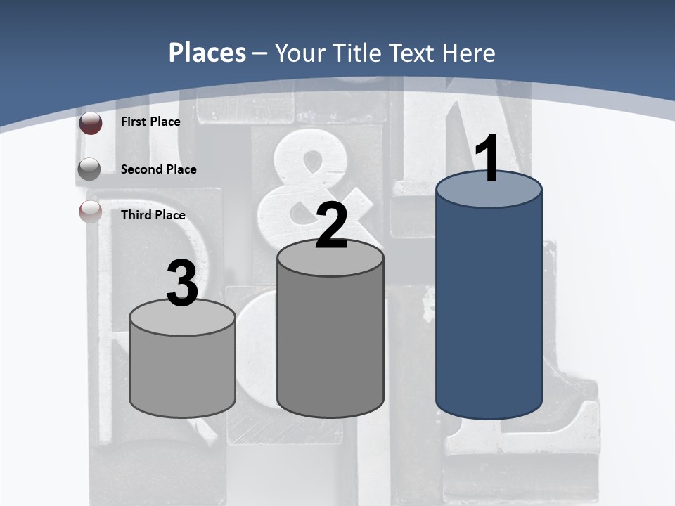 Grunge Letterpress Macro PowerPoint Template