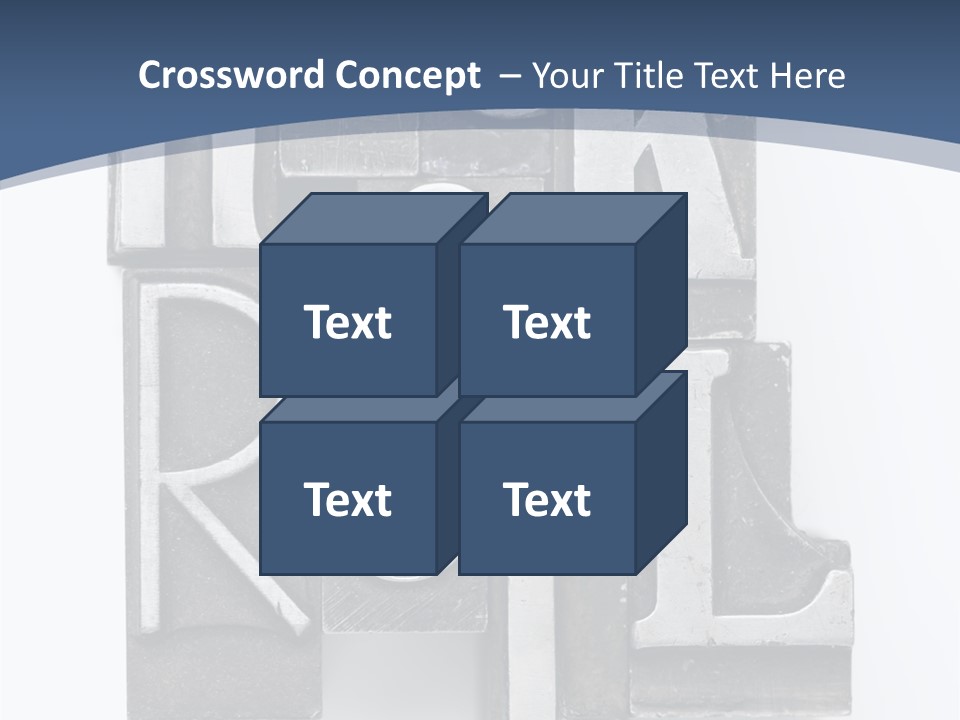 Grunge Letterpress Macro PowerPoint Template