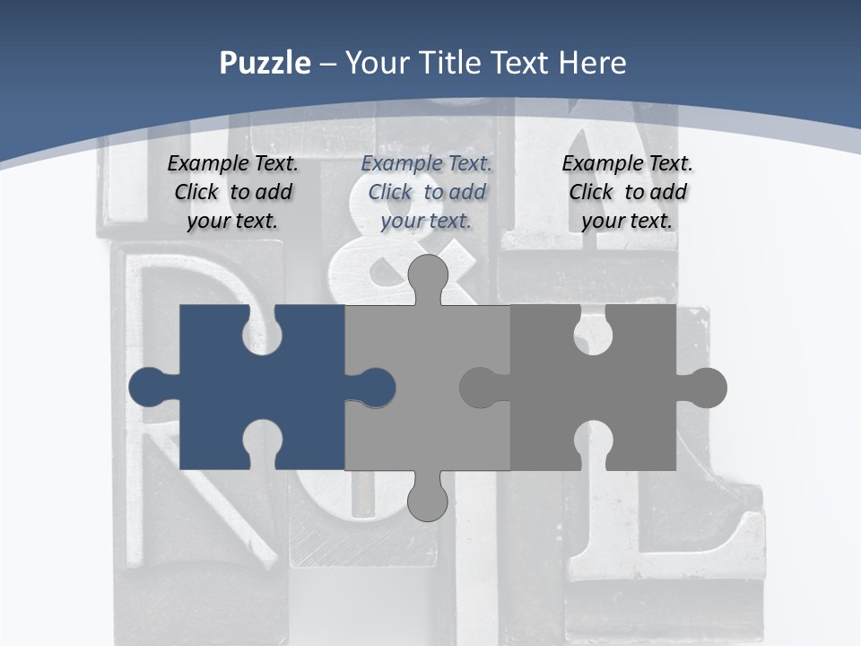 Grunge Letterpress Macro PowerPoint Template