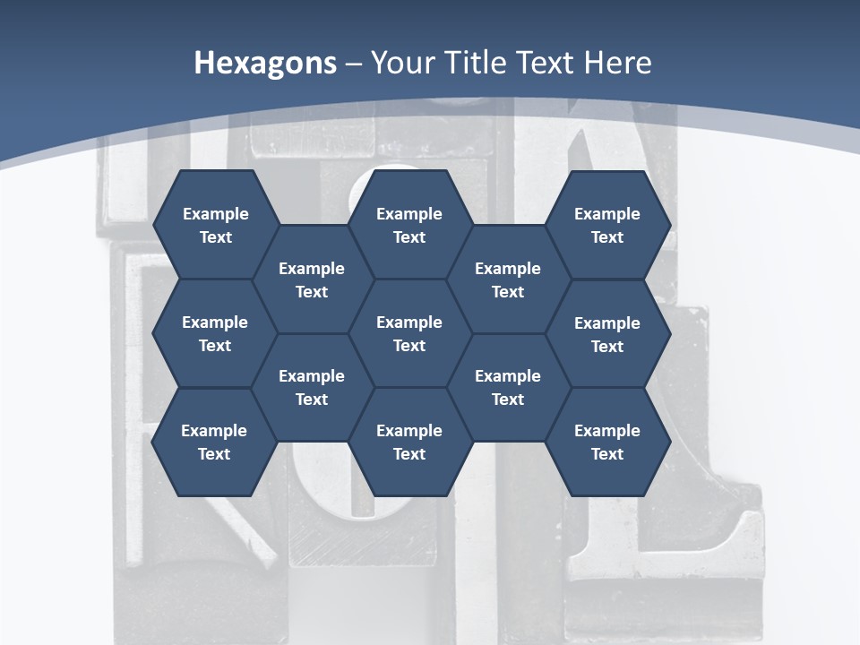 Grunge Letterpress Macro PowerPoint Template