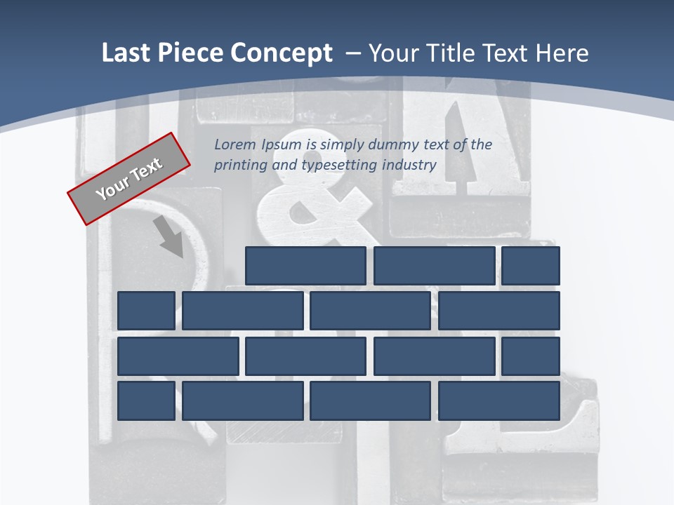 Grunge Letterpress Macro PowerPoint Template