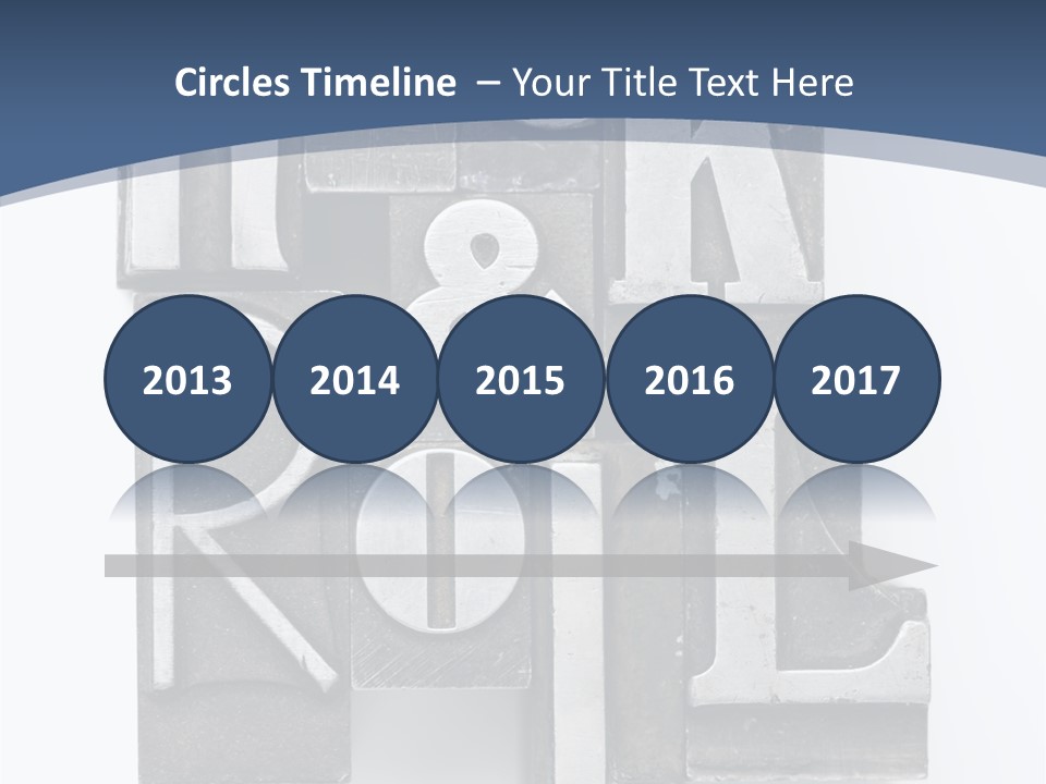 Grunge Letterpress Macro PowerPoint Template