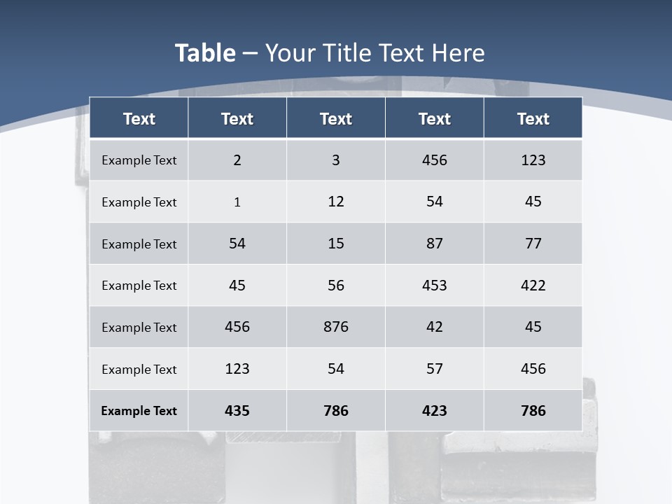 Grunge Letterpress Macro PowerPoint Template