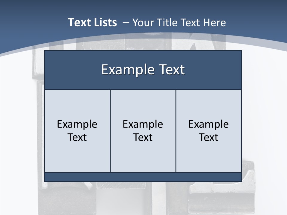 Grunge Letterpress Macro PowerPoint Template