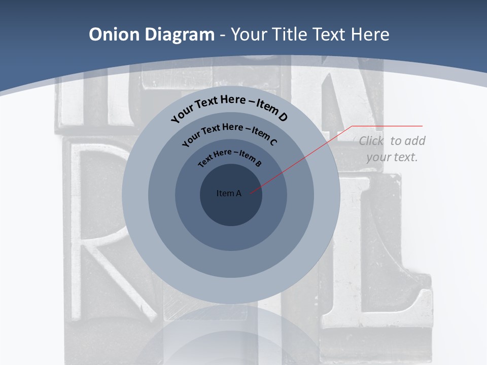 Grunge Letterpress Macro PowerPoint Template