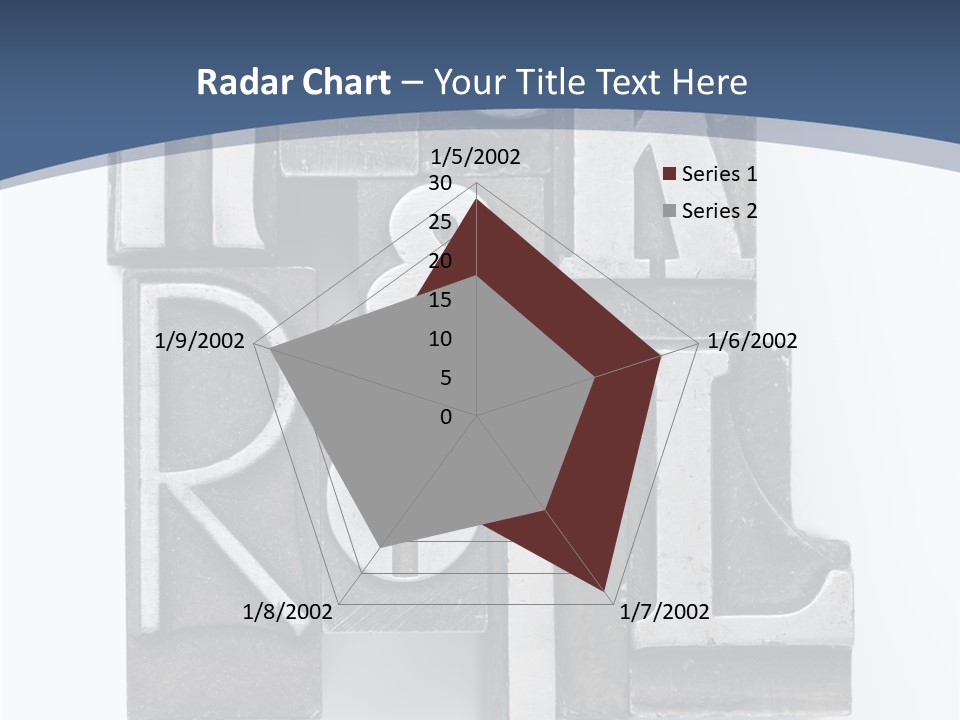 Grunge Letterpress Macro PowerPoint Template
