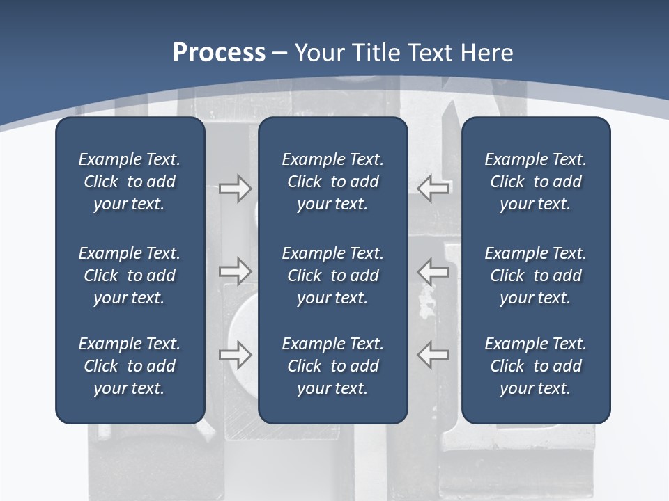 Grunge Letterpress Macro PowerPoint Template