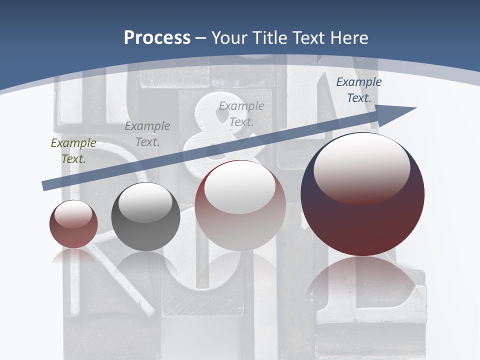 Grunge Letterpress Macro PowerPoint Template