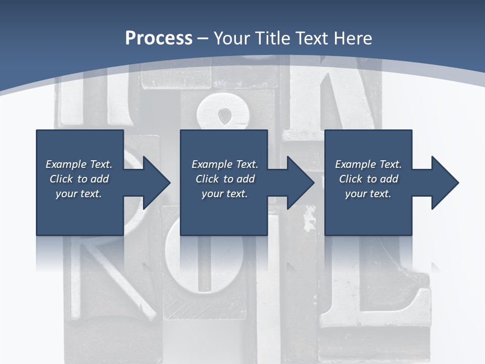 Grunge Letterpress Macro PowerPoint Template