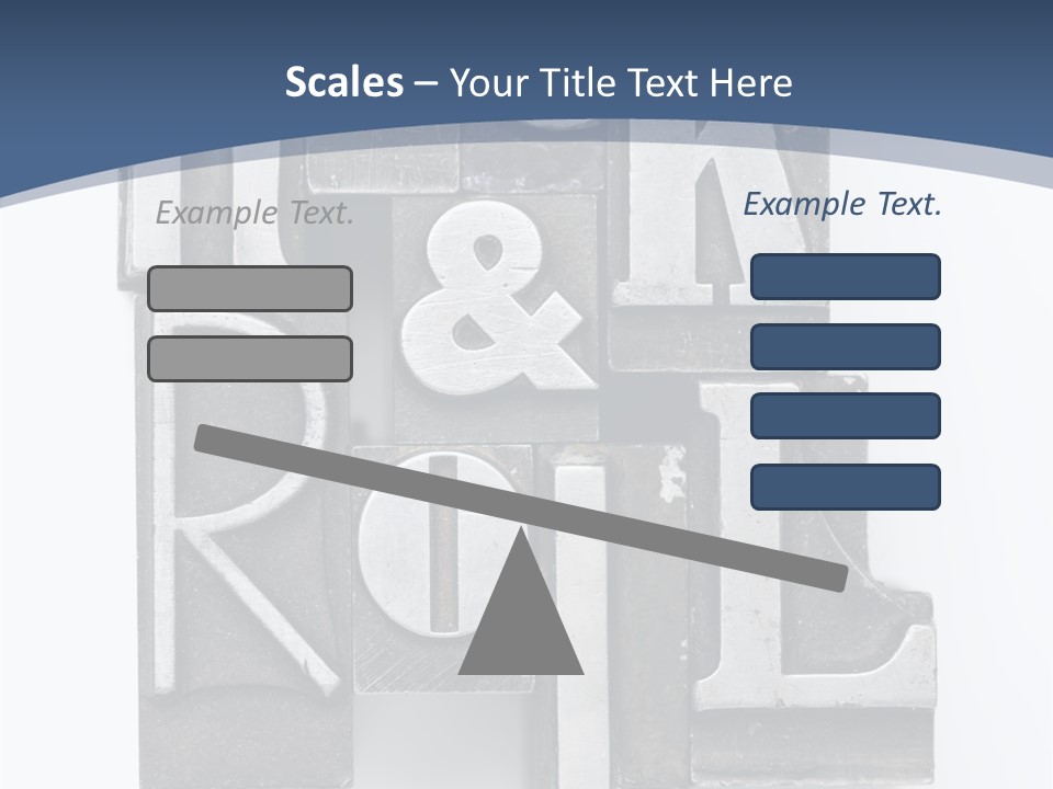Grunge Letterpress Macro PowerPoint Template