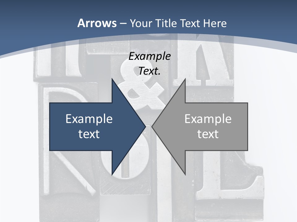 Grunge Letterpress Macro PowerPoint Template