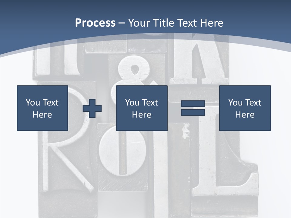 Grunge Letterpress Macro PowerPoint Template