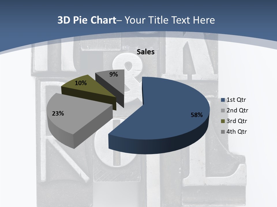 Grunge Letterpress Macro PowerPoint Template