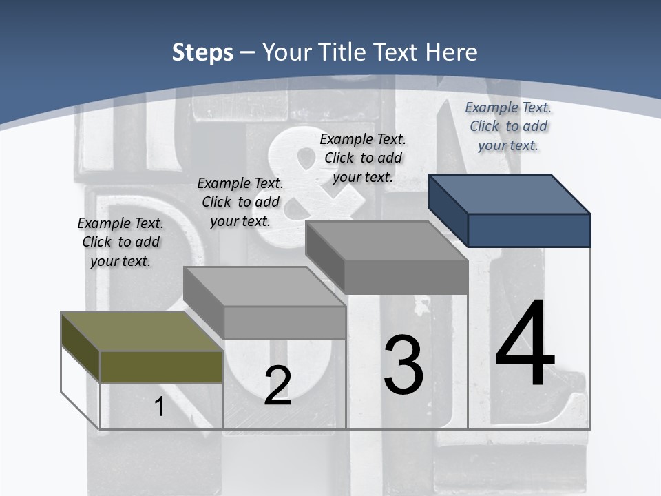 Grunge Letterpress Macro PowerPoint Template