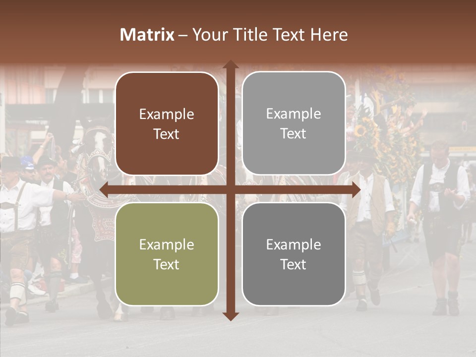 Leather Frankfurter Male PowerPoint Template