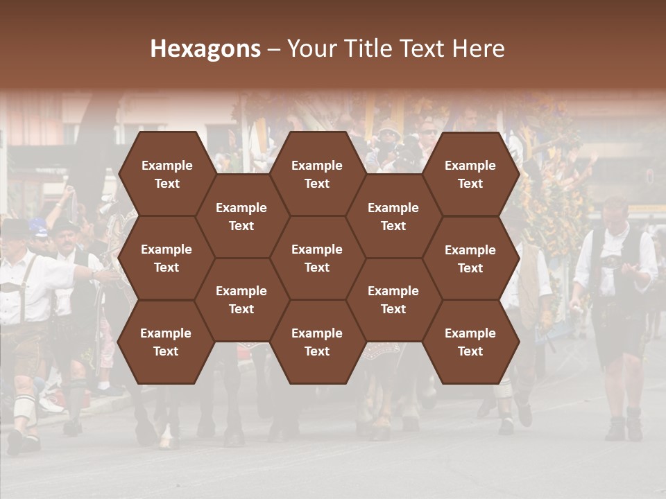 Leather Frankfurter Male PowerPoint Template