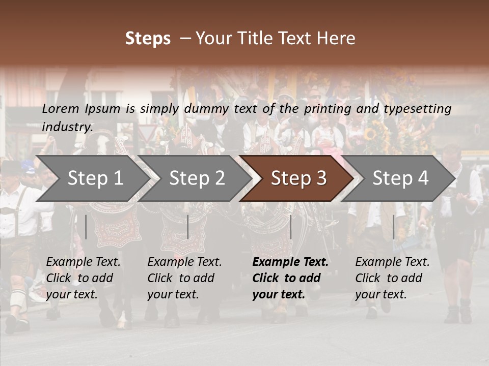 Leather Frankfurter Male PowerPoint Template