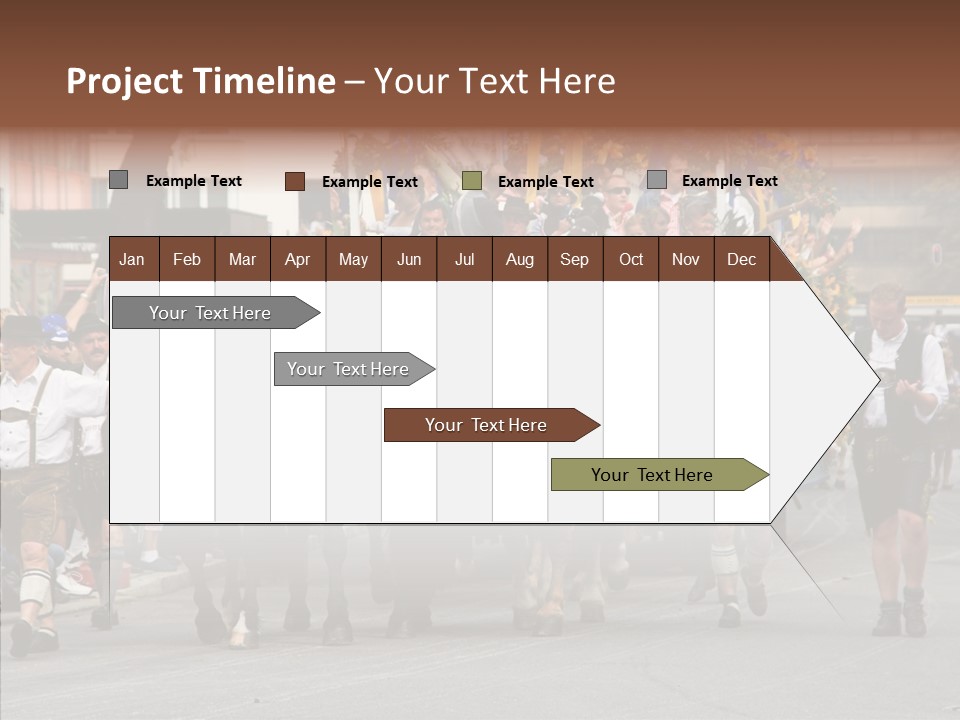 Leather Frankfurter Male PowerPoint Template