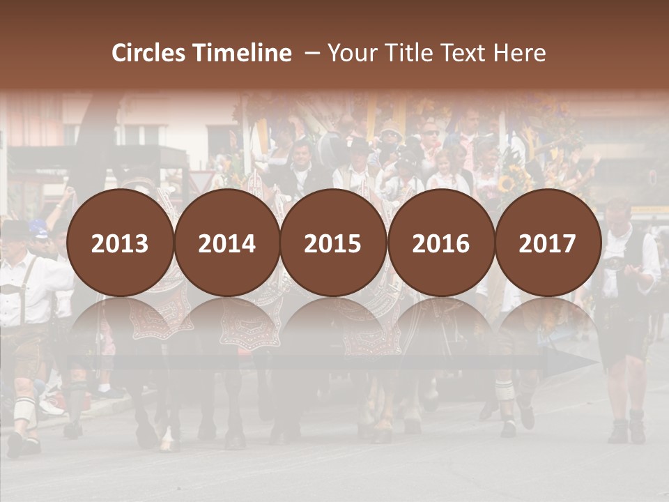 Leather Frankfurter Male PowerPoint Template