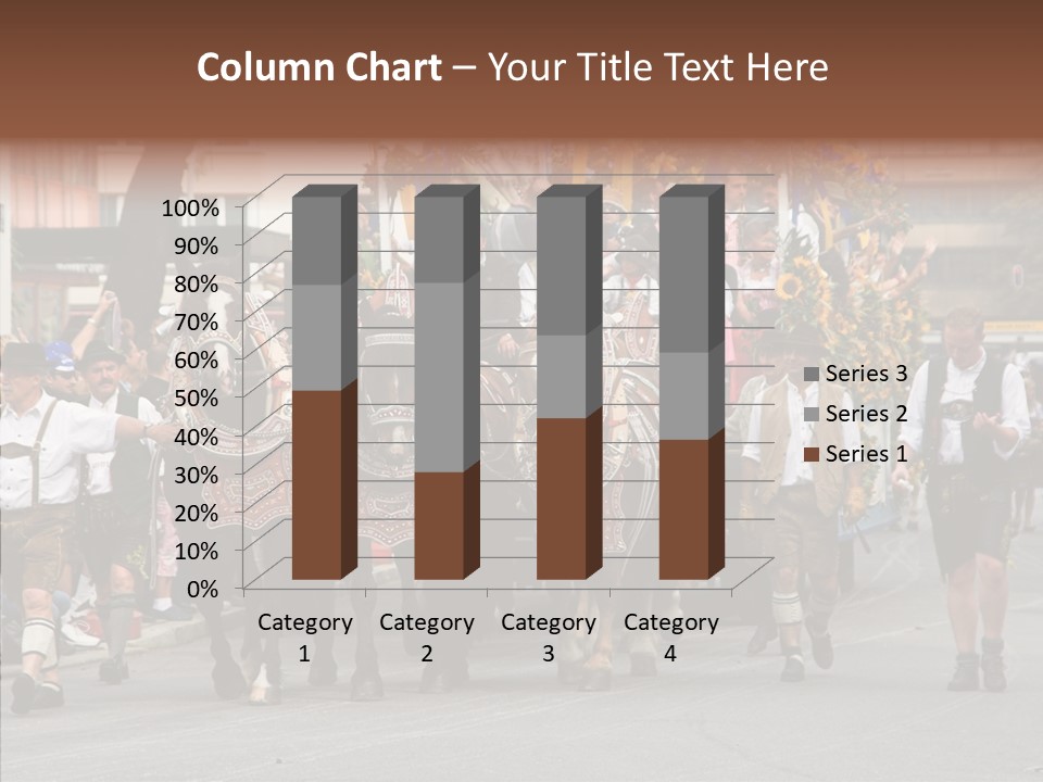 Leather Frankfurter Male PowerPoint Template