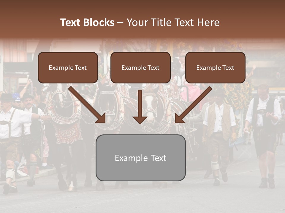 Leather Frankfurter Male PowerPoint Template