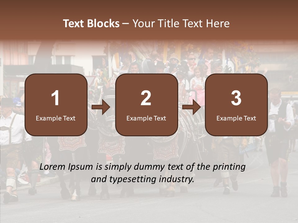 Leather Frankfurter Male PowerPoint Template