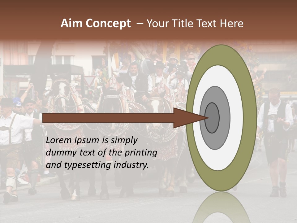 Leather Frankfurter Male PowerPoint Template