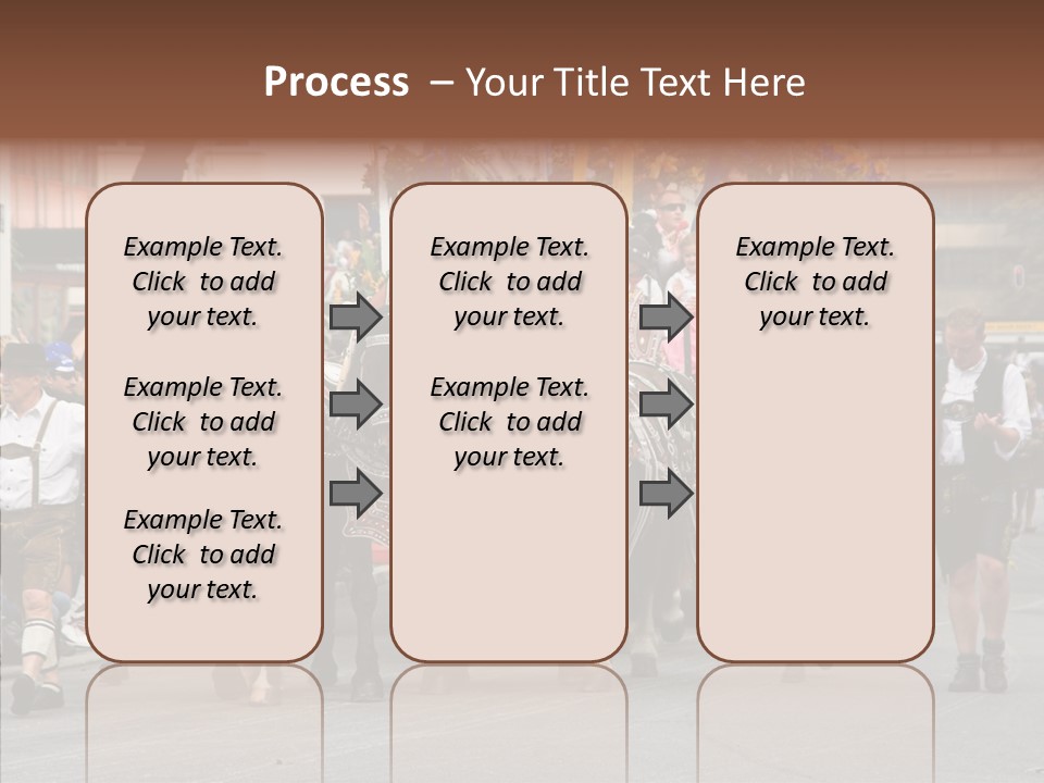 Leather Frankfurter Male PowerPoint Template