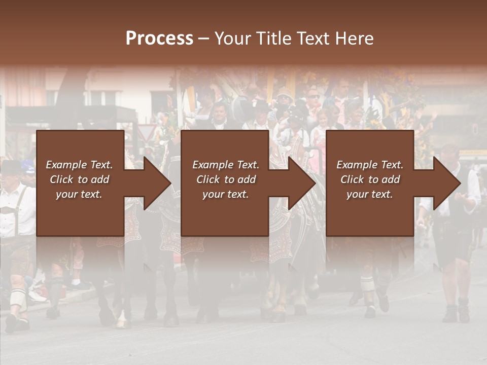 Leather Frankfurter Male PowerPoint Template