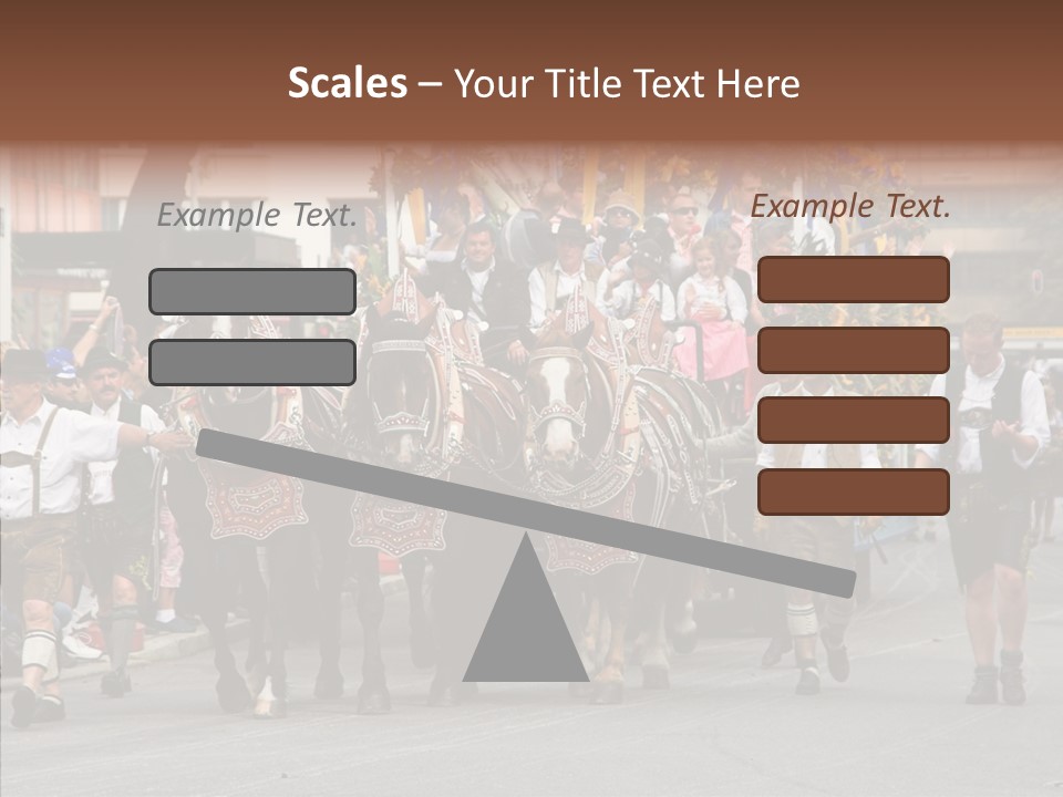 Leather Frankfurter Male PowerPoint Template