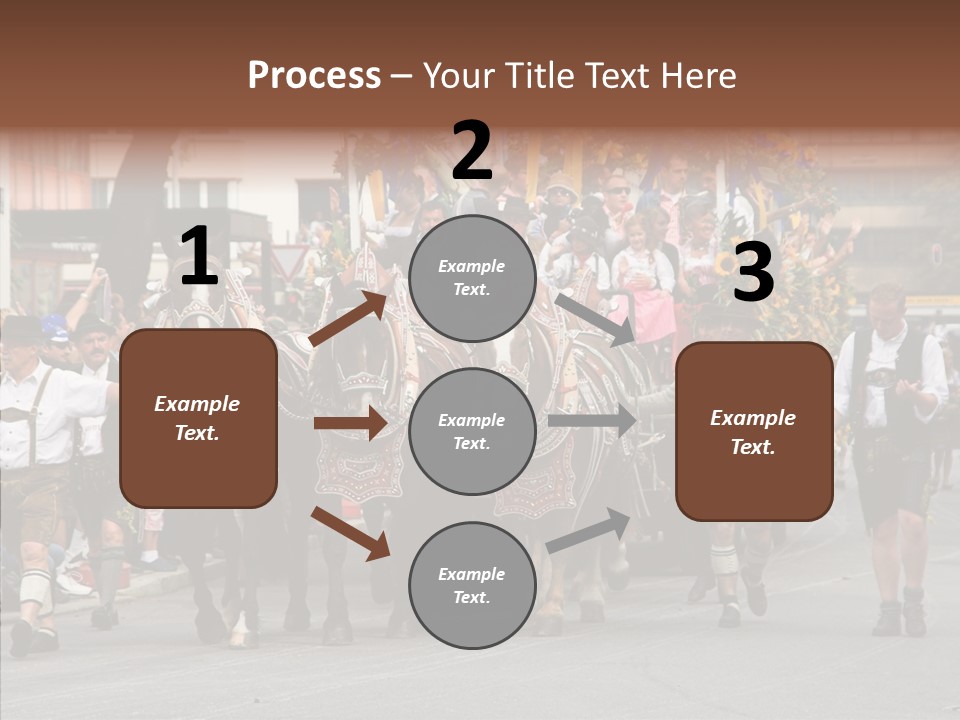 Leather Frankfurter Male PowerPoint Template