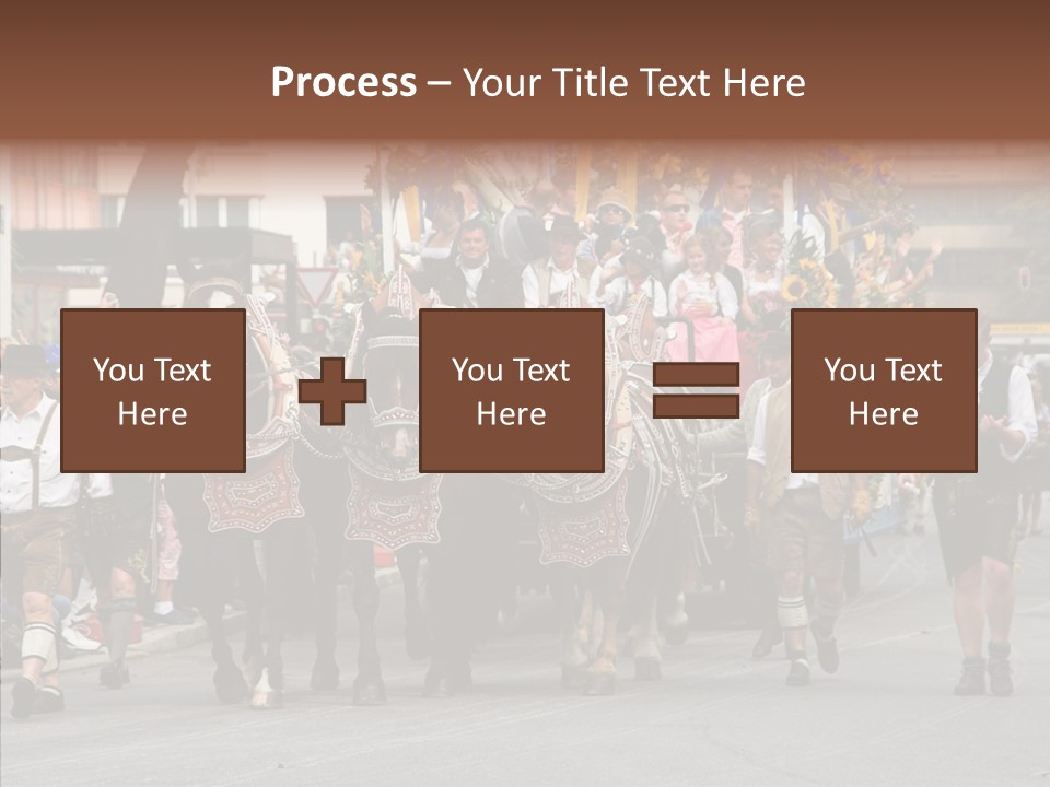 Leather Frankfurter Male PowerPoint Template