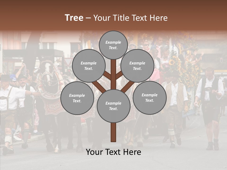 Leather Frankfurter Male PowerPoint Template