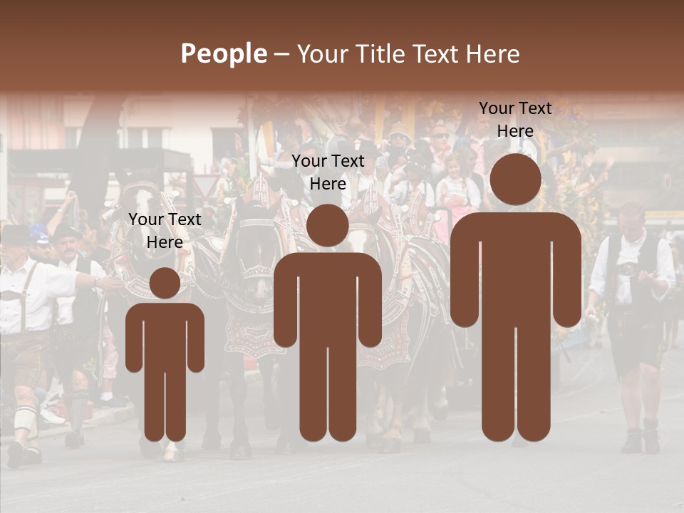 Leather Frankfurter Male PowerPoint Template