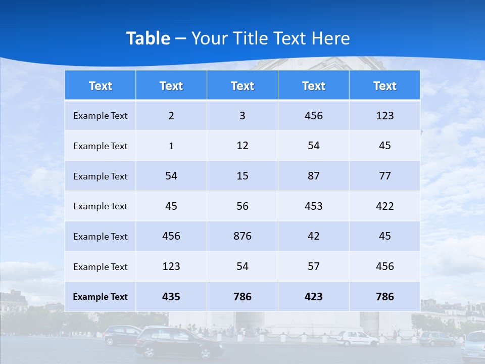 City Champs Destination PowerPoint Template