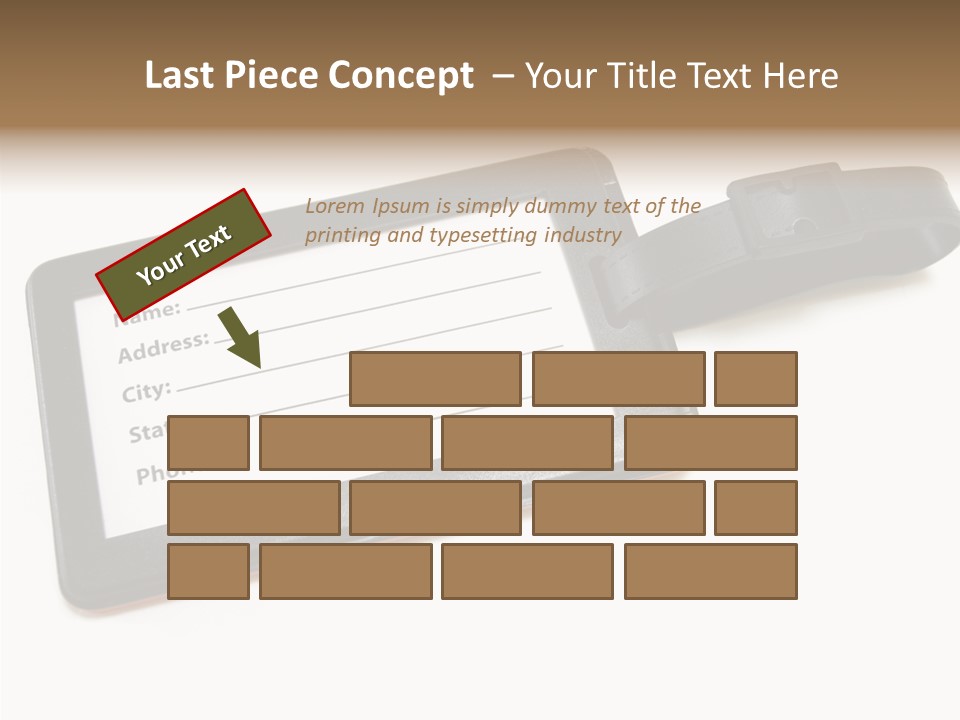 Vacation Piece Background PowerPoint Template