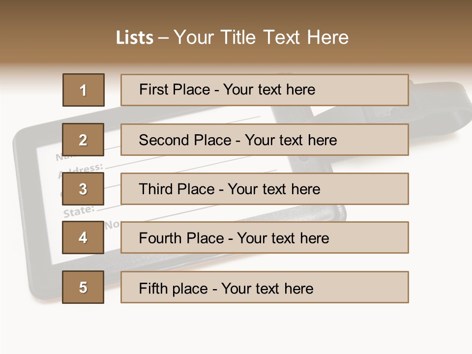Vacation Piece Background PowerPoint Template