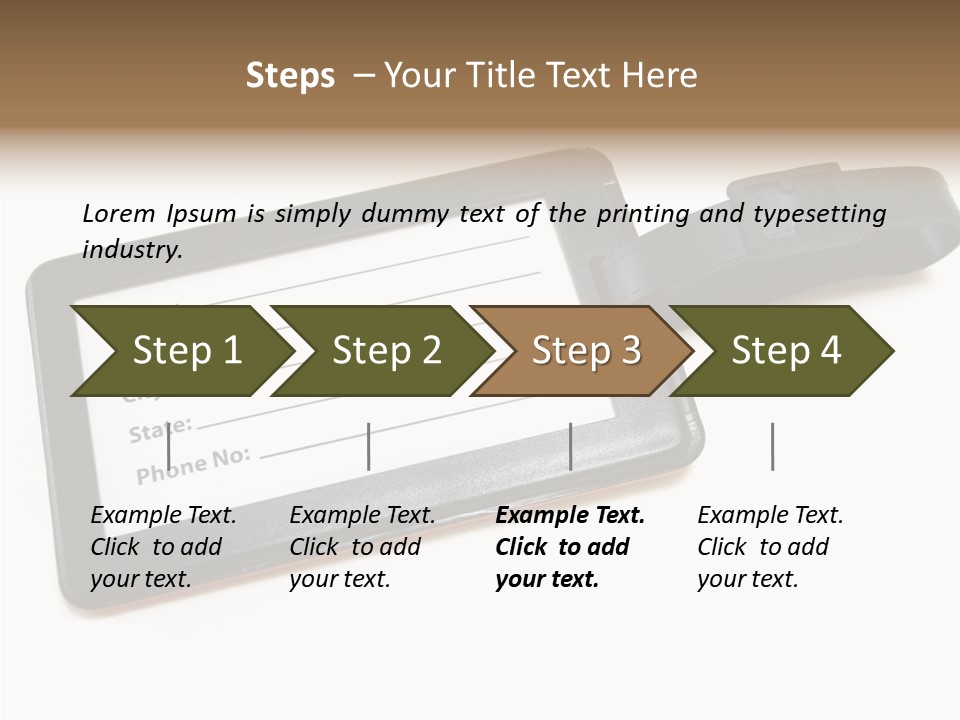 Vacation Piece Background PowerPoint Template
