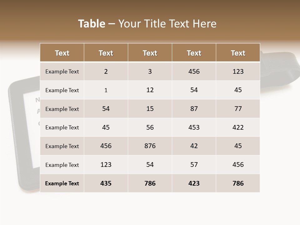 Vacation Piece Background PowerPoint Template