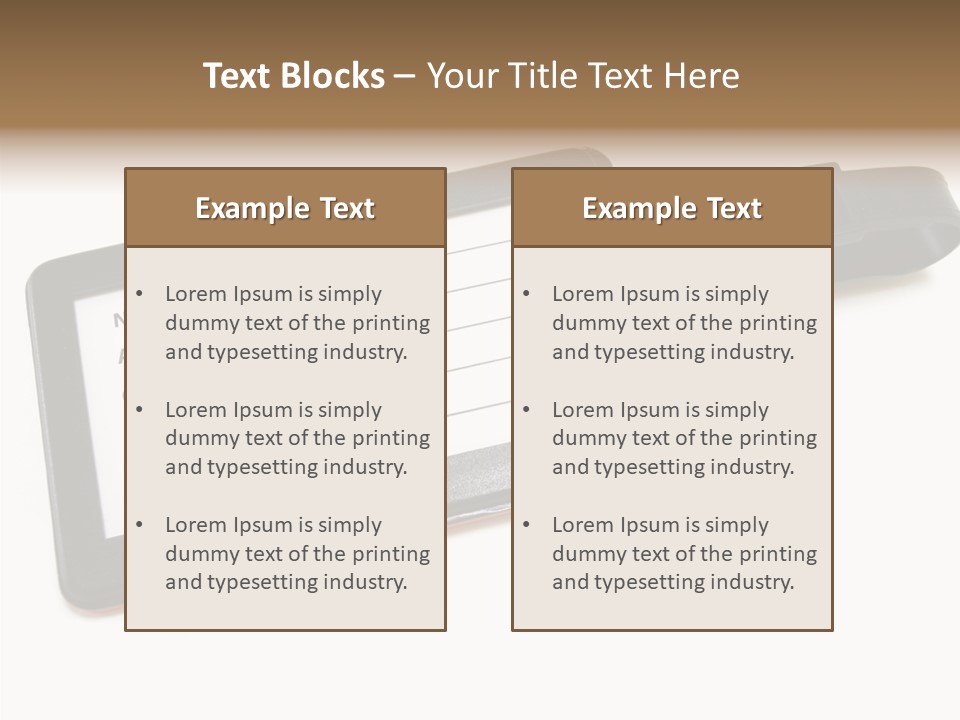 Vacation Piece Background PowerPoint Template