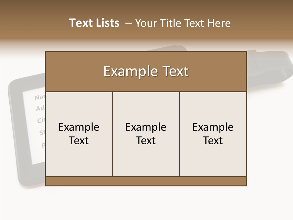Vacation Piece Background PowerPoint Template