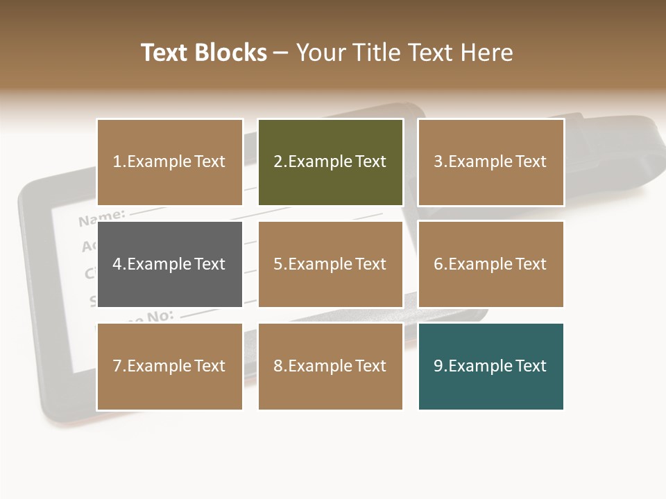 Vacation Piece Background PowerPoint Template