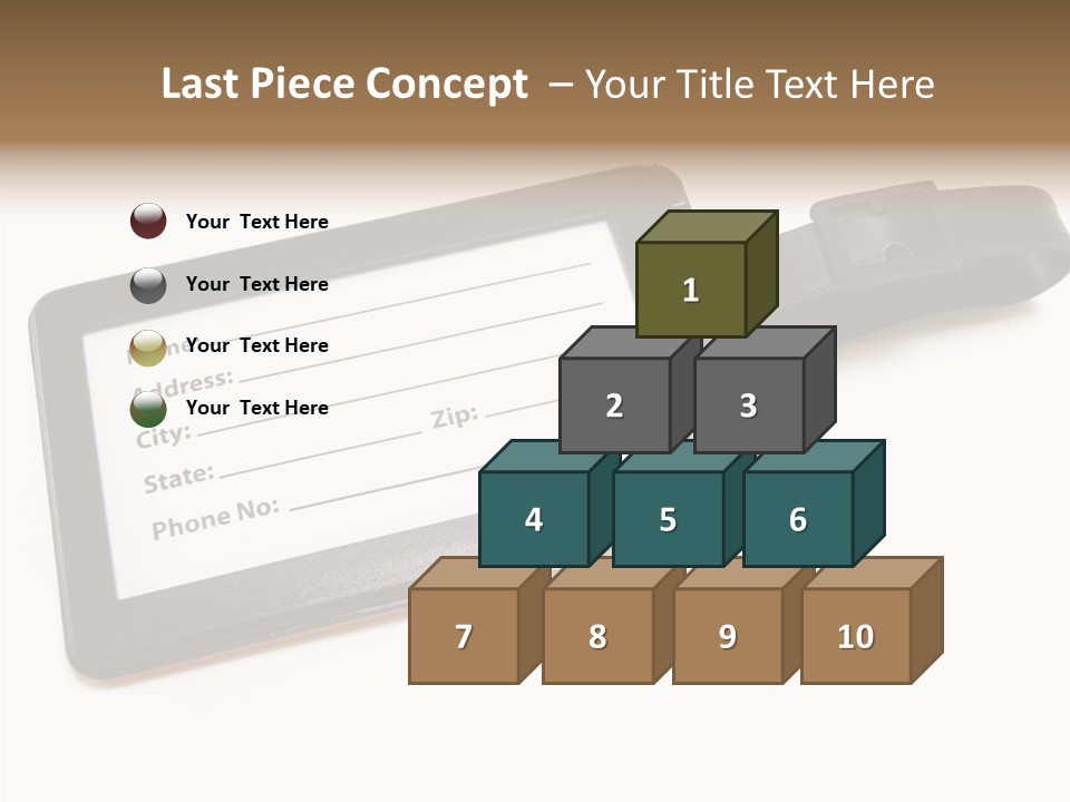 Vacation Piece Background PowerPoint Template