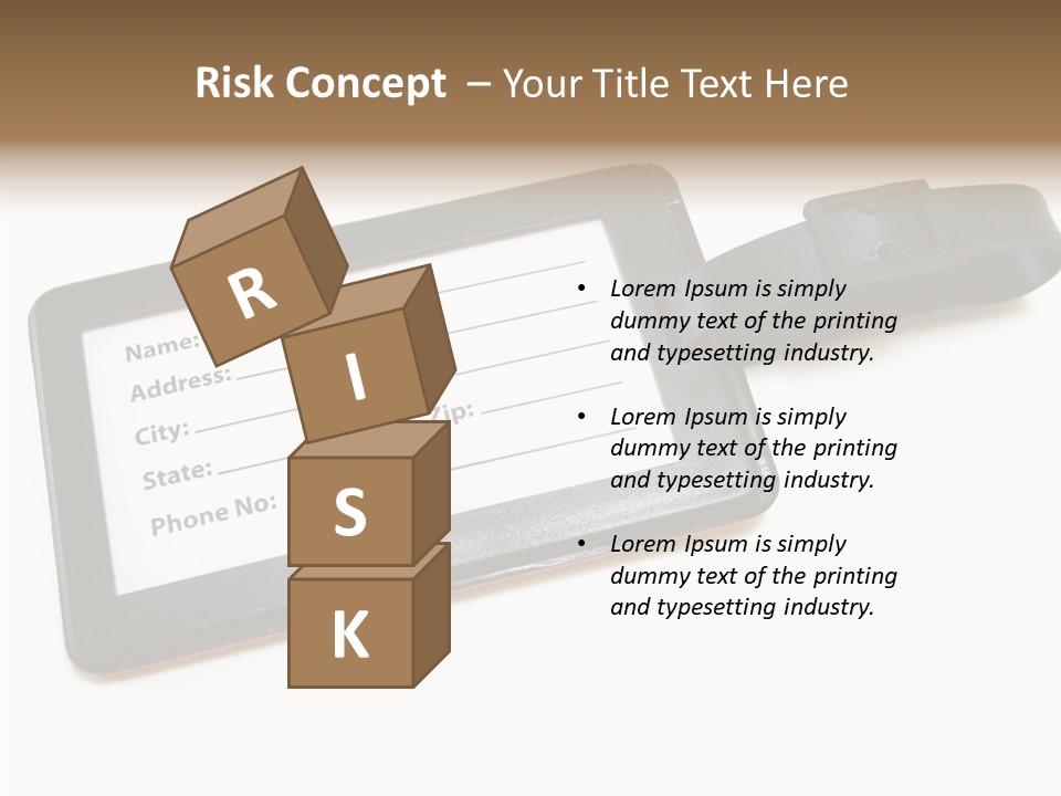 Vacation Piece Background PowerPoint Template