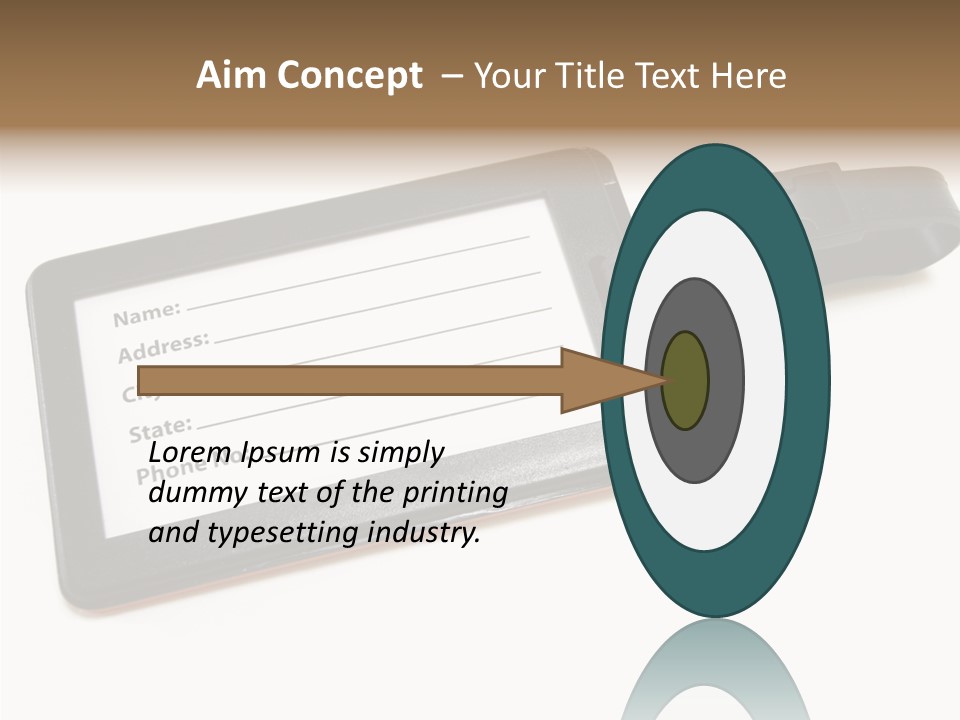 Vacation Piece Background PowerPoint Template