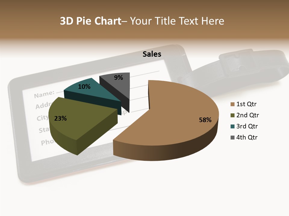 Vacation Piece Background PowerPoint Template