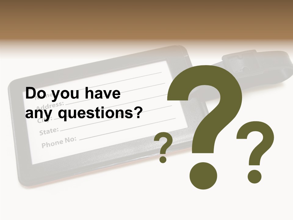 Vacation Piece Background PowerPoint Template