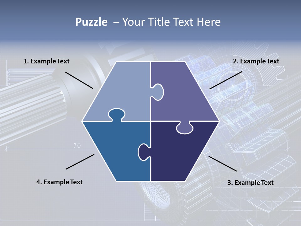 Motor Technical Connection PowerPoint Template